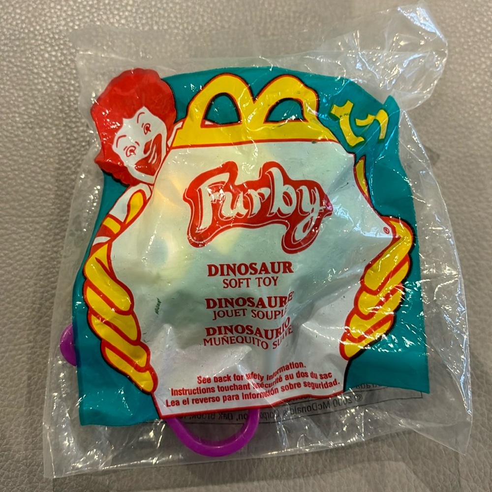 Furby Dinosaur McDonald’s Vintage 2000 Toy